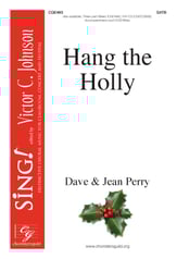 Hang the Holly SATB choral sheet music cover